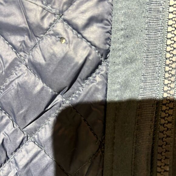 Athleta Rock Springs Quilted Jacket Women’s XXS Blue Hooded Full-Zip - Picture 3 of 7